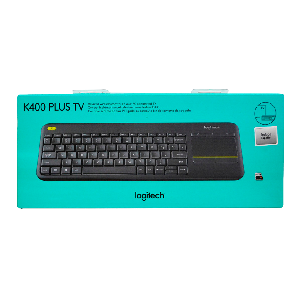 Teclado Logitech K400 Membrana Inalámbrico Touchpad Integrado