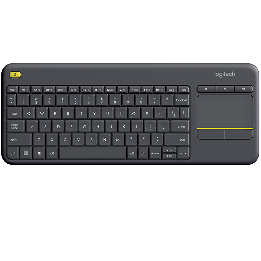 Teclado Logitech K400 Membrana Inalámbrico Touchpad Integrado