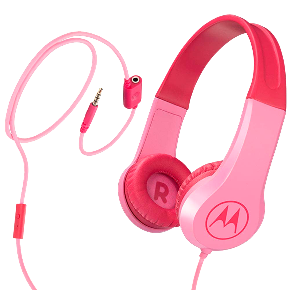 Audifono Motorola Mo Squads 200 Para Niñas Rosado