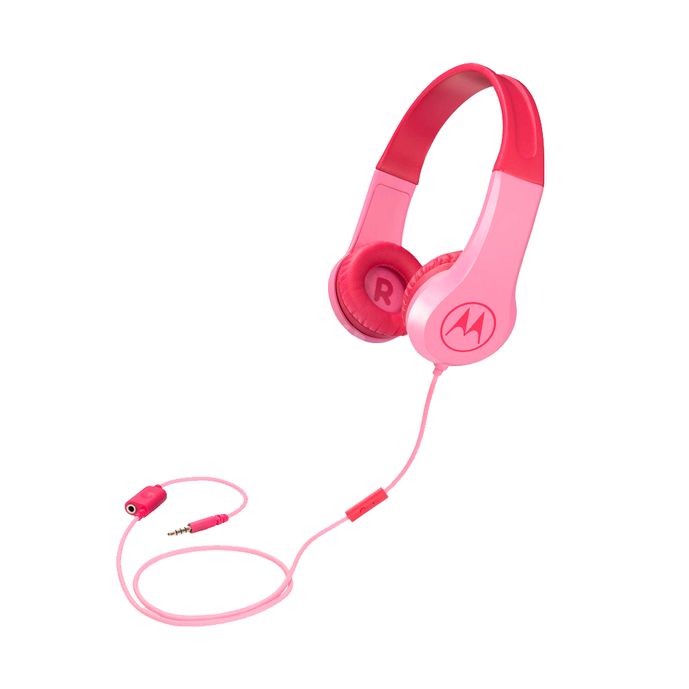 Audifono Motorola Mo Squads 200 Para Niñas Rosado