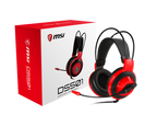 Audifono Msi Ds501 Gaming Negro/Rojo