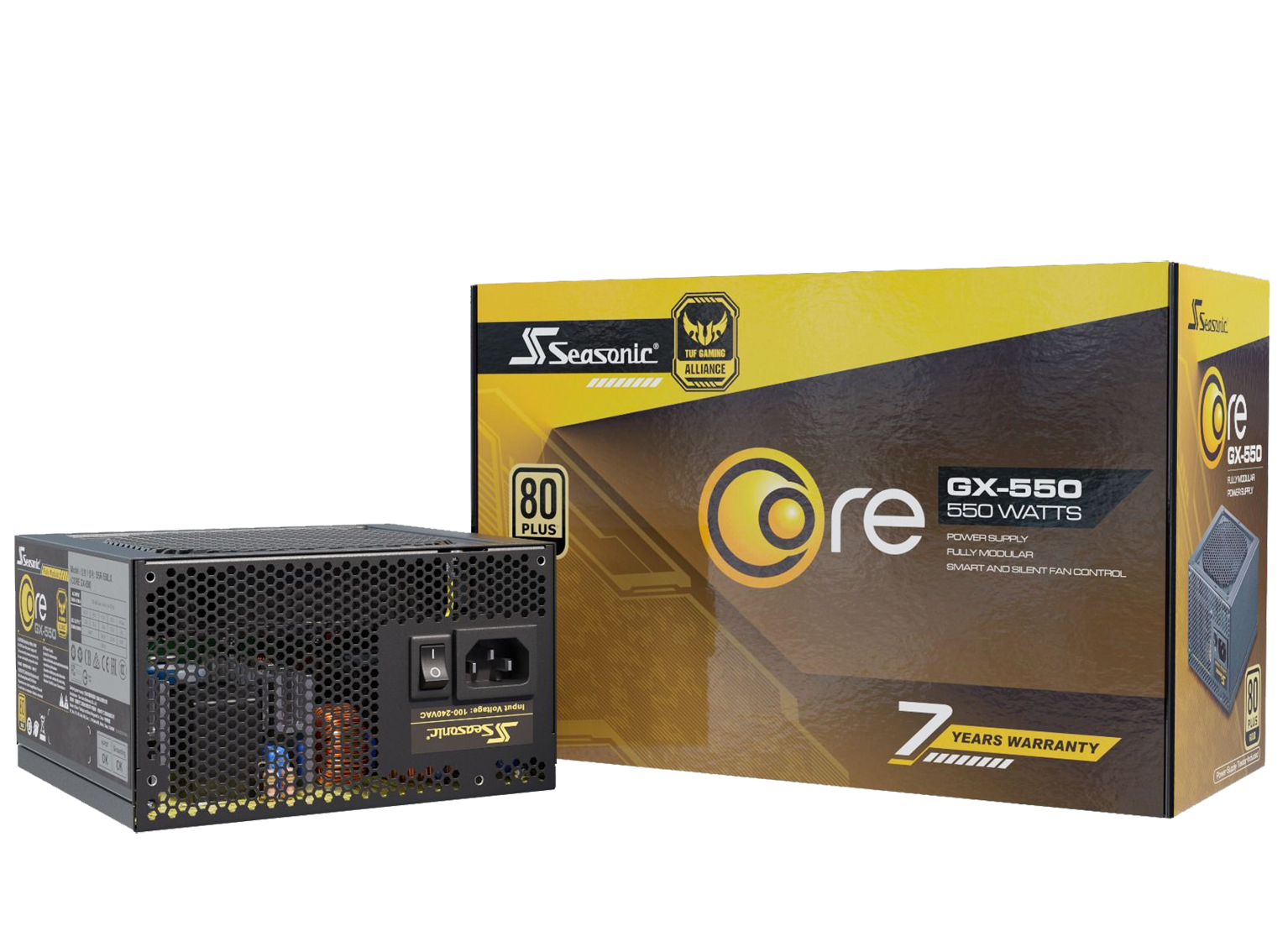 Fuente De Poder Seasonic Core Gx-550 550W 80 Plus Gold