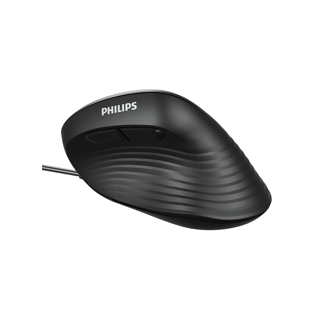 Mouse Philips  M464 Cableado Usb 6.400 Dpi
