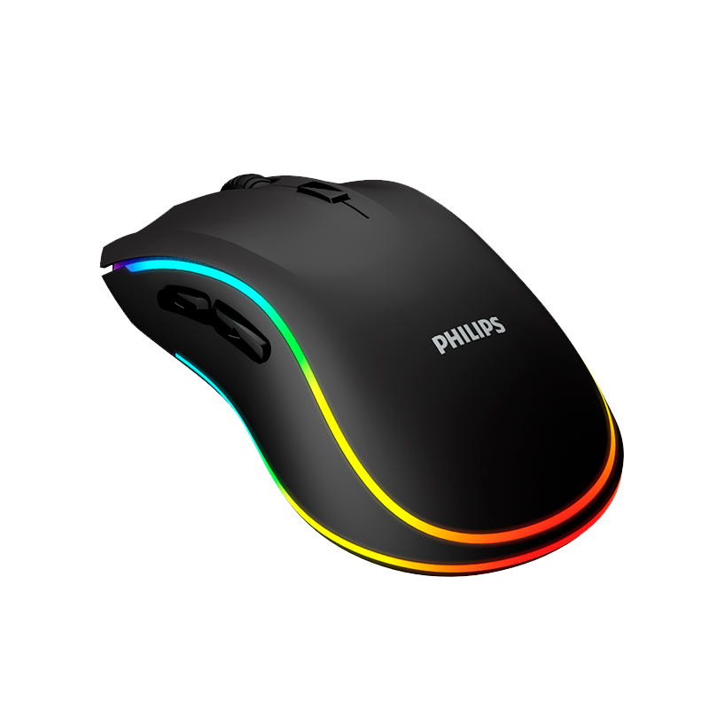 Mouse Philips G403 Momentum Gaming  Cableado Usb 6.400 Dpi