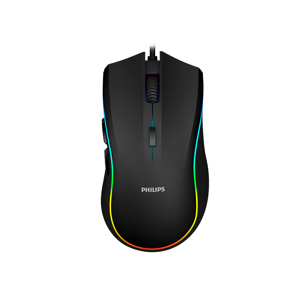 Mouse Philips G403 Momentum Gaming  Cableado Usb 6.400 Dpi