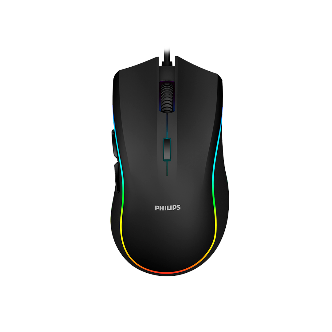 Mouse Philips G403 Momentum Gaming  Cableado Usb 6.400 Dpi