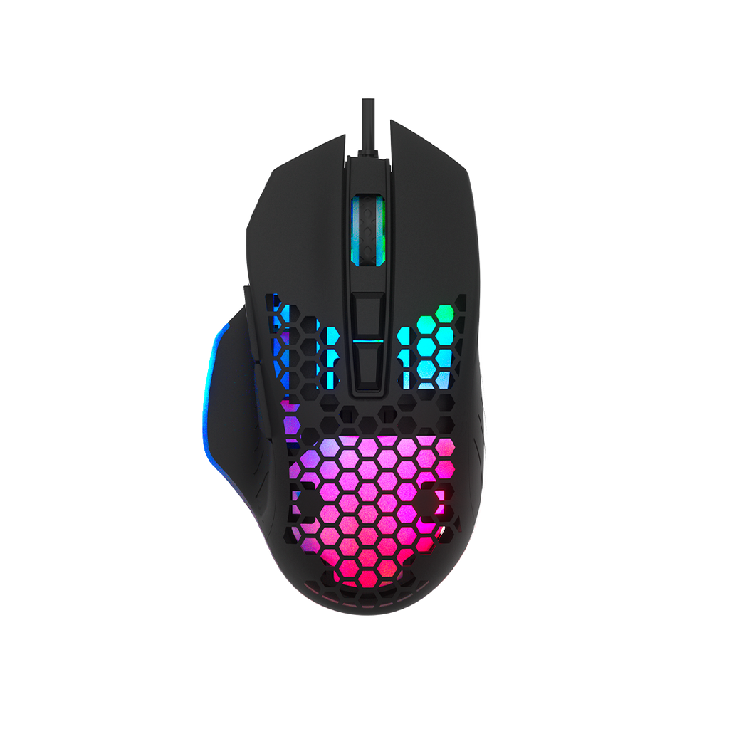 Mouse Philips G201 Momentum Gaming  Cableado Usb 6.400 Dpi