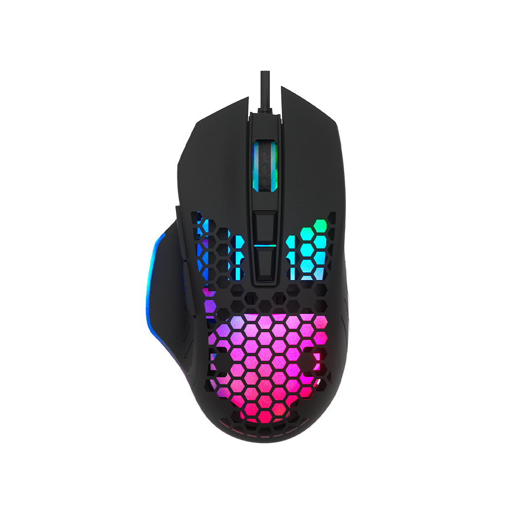 Mouse Philips G201 Momentum Gaming  Cableado Usb 6.400 Dpi