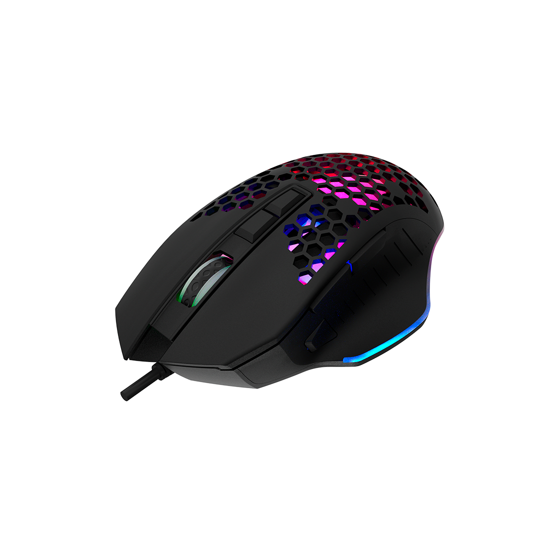 Mouse Philips G201 Momentum Gaming  Cableado Usb 6.400 Dpi