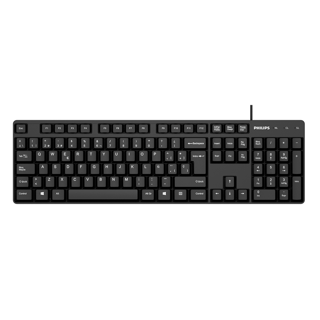 Teclado Philips  K254 Membrana Usb Español