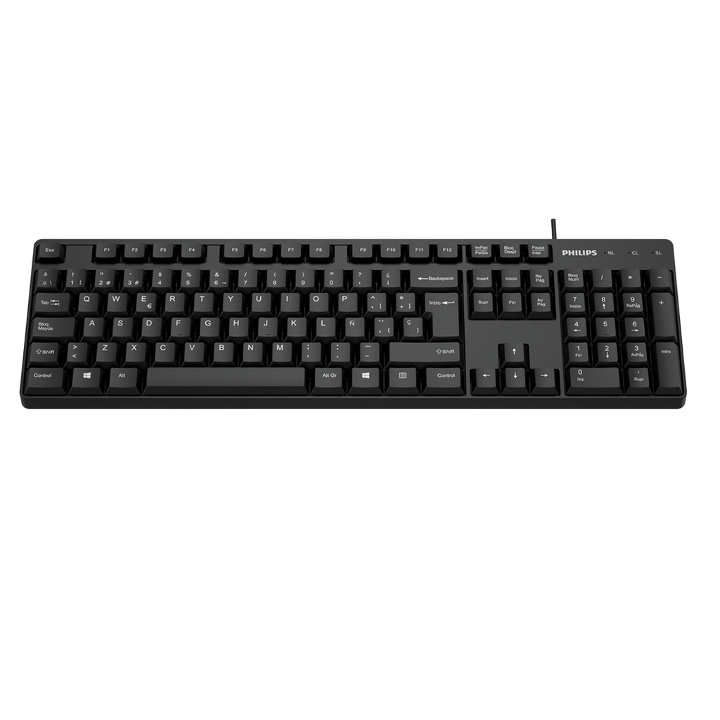Teclado Philips  K254 Membrana Usb Español