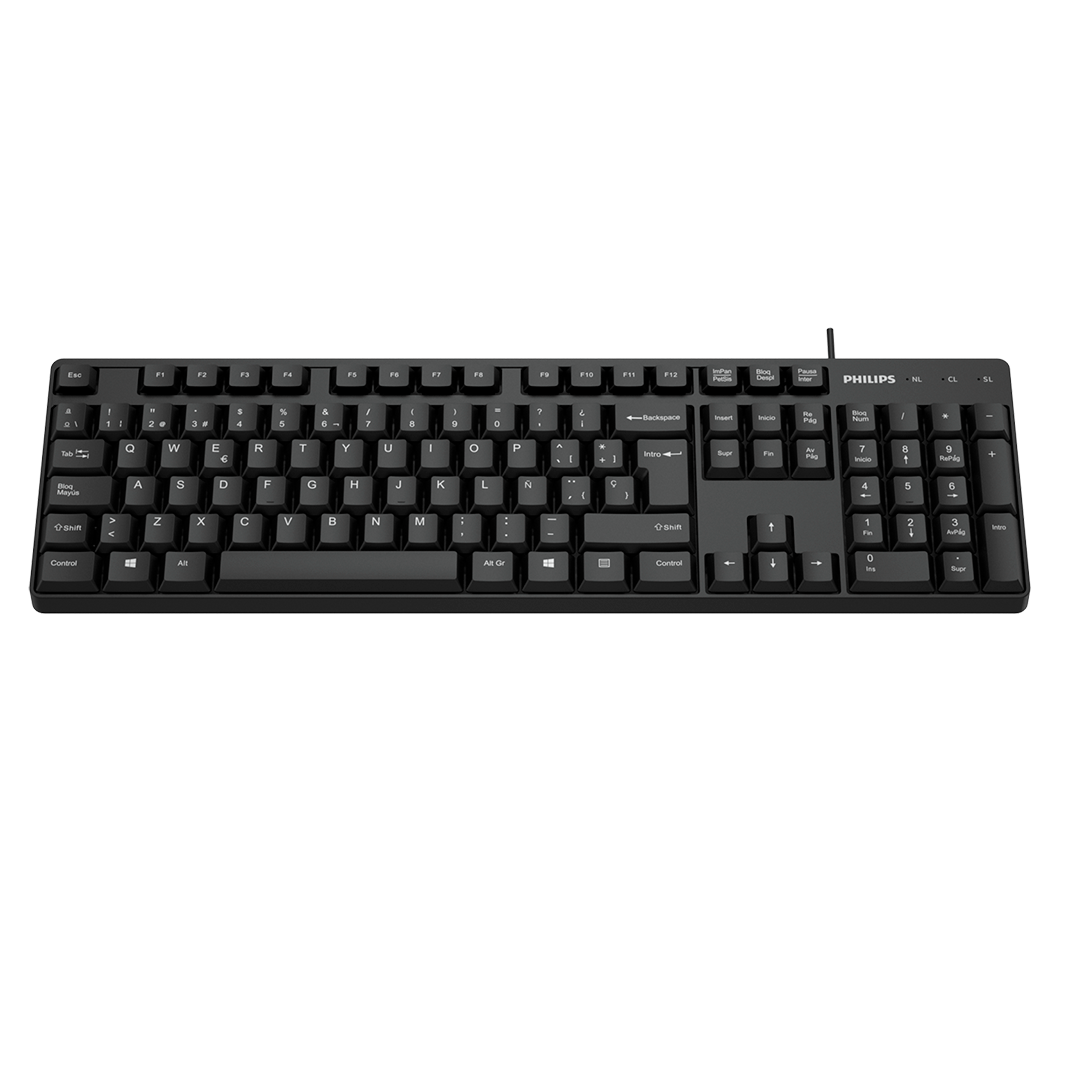 Teclado Philips  K254 Membrana Usb Español