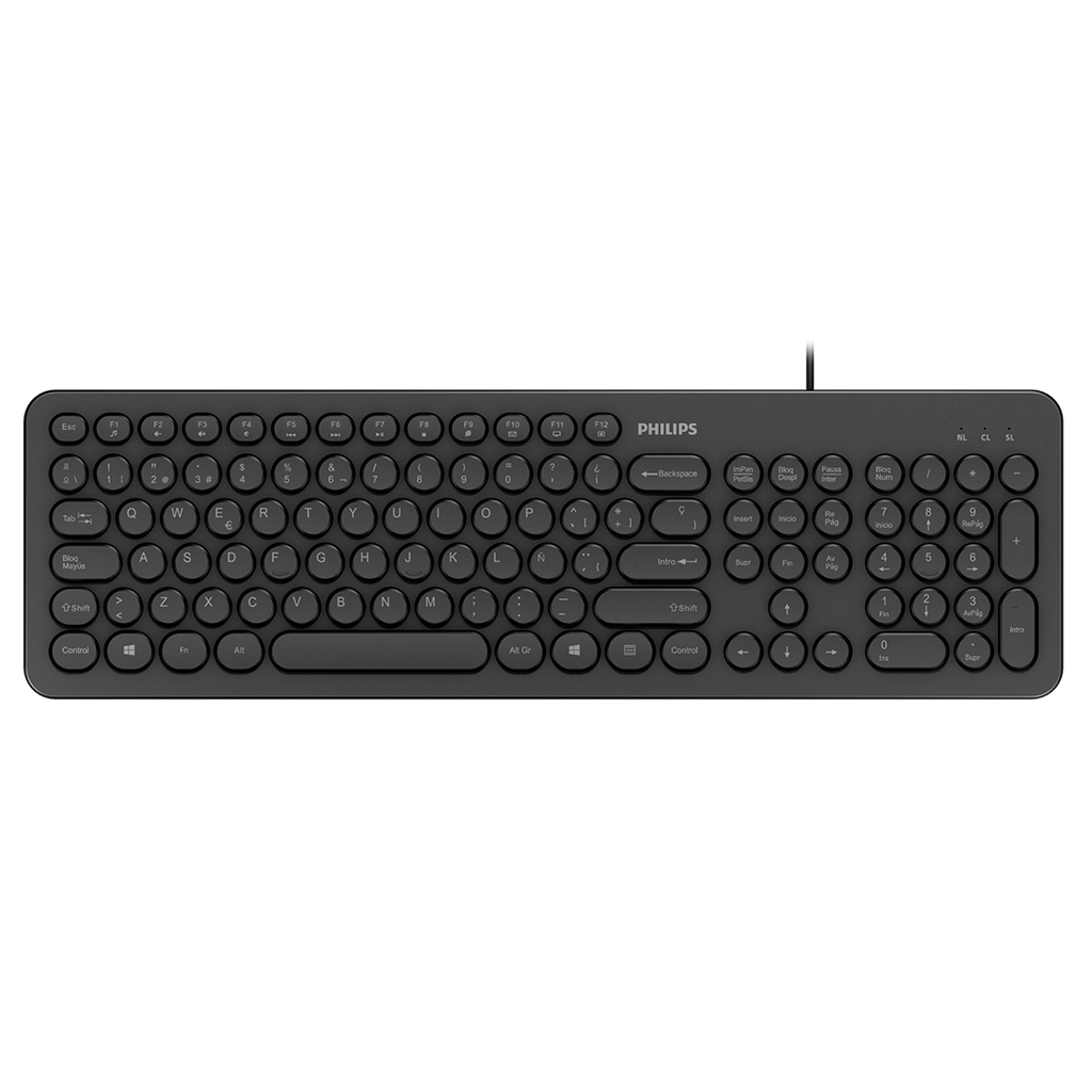 Teclado Philips  K334 Membrana Usb Español
