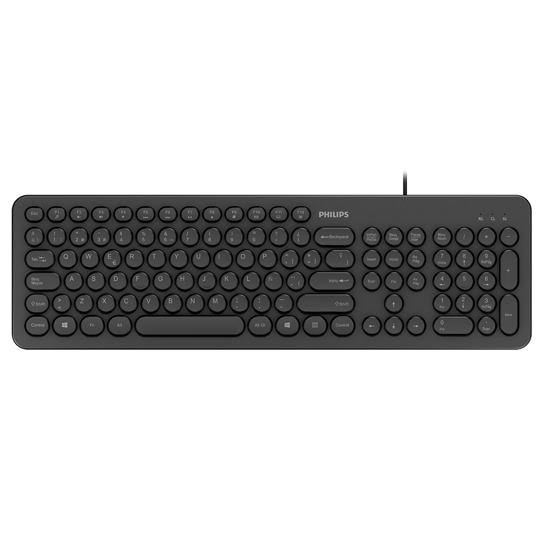 Teclado Philips  K334 Membrana Usb Español