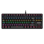 Teclado Philips G901 Mecánico Usb  Español Switch Azul