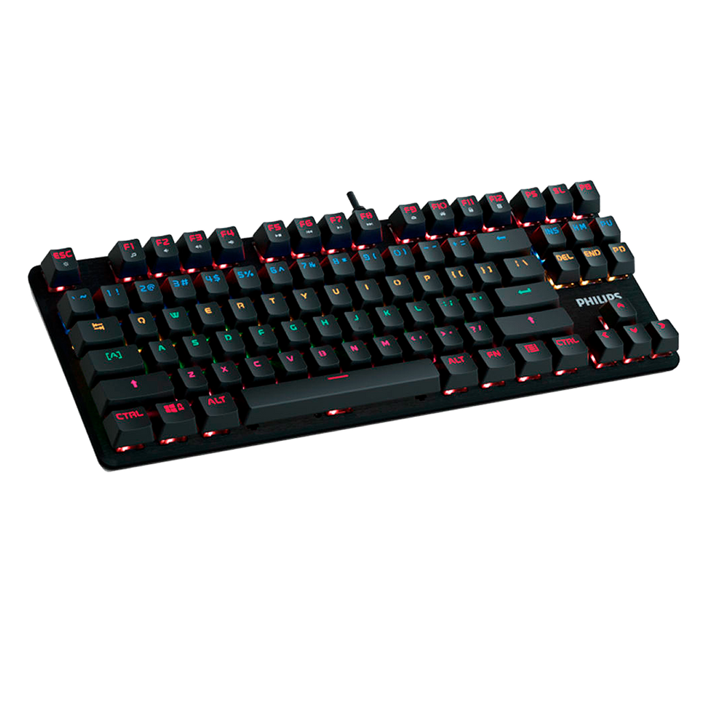 Teclado Philips G901 Mecánico Usb  Español Switch Azul