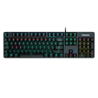 Teclado Philips G401 Mecánico Usb  Español Switch Azul