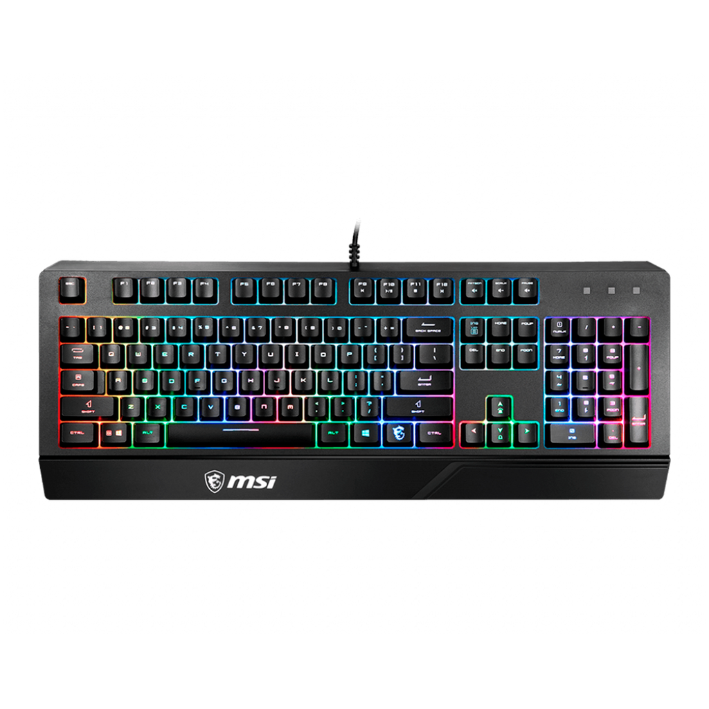 Teclado Msi Vigor Gk20 Rgb Membrana Usb
