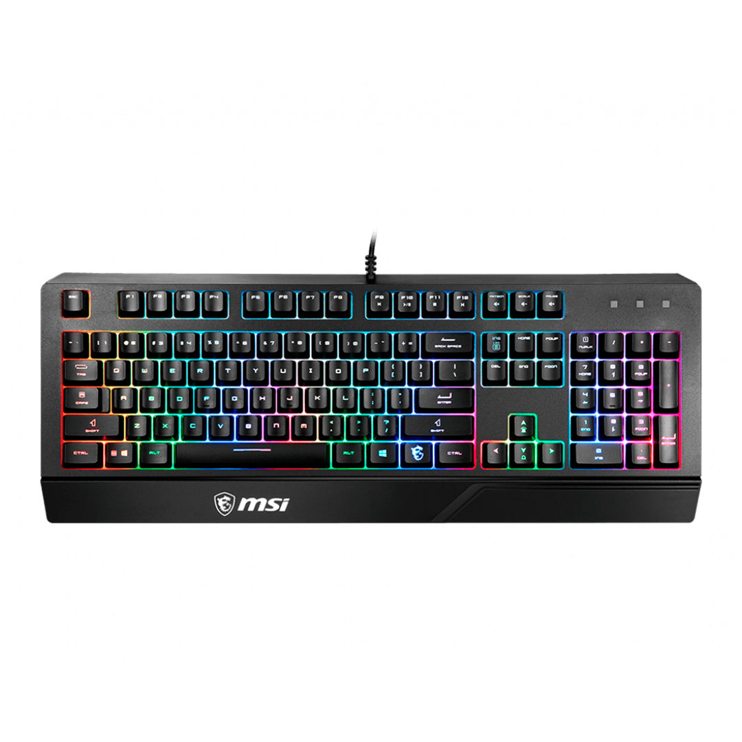 Teclado Msi Vigor Gk20 Rgb Membrana Usb