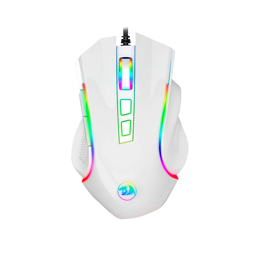 Mouse Redragon M607W Griffin Blanco Rgb 7.200 Dpi