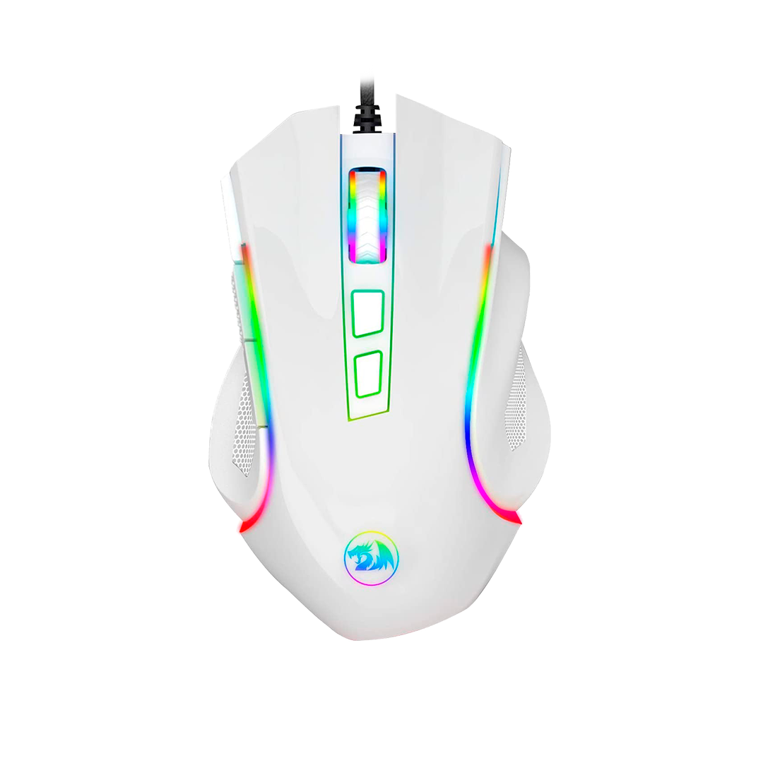 Mouse Redragon M607W Griffin Blanco Rgb 7.200 Dpi