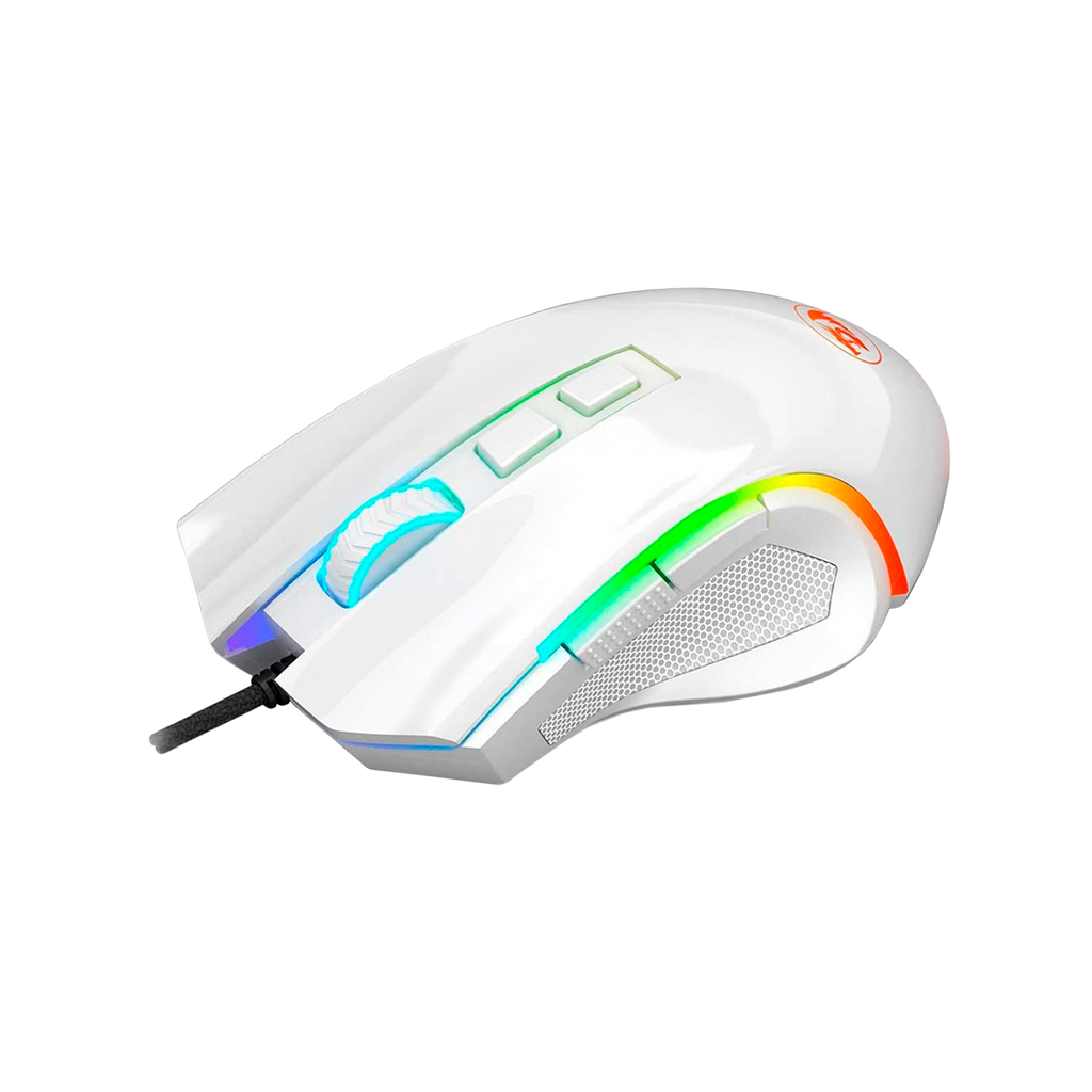 Mouse Redragon M607W Griffin Blanco Rgb 7.200 Dpi