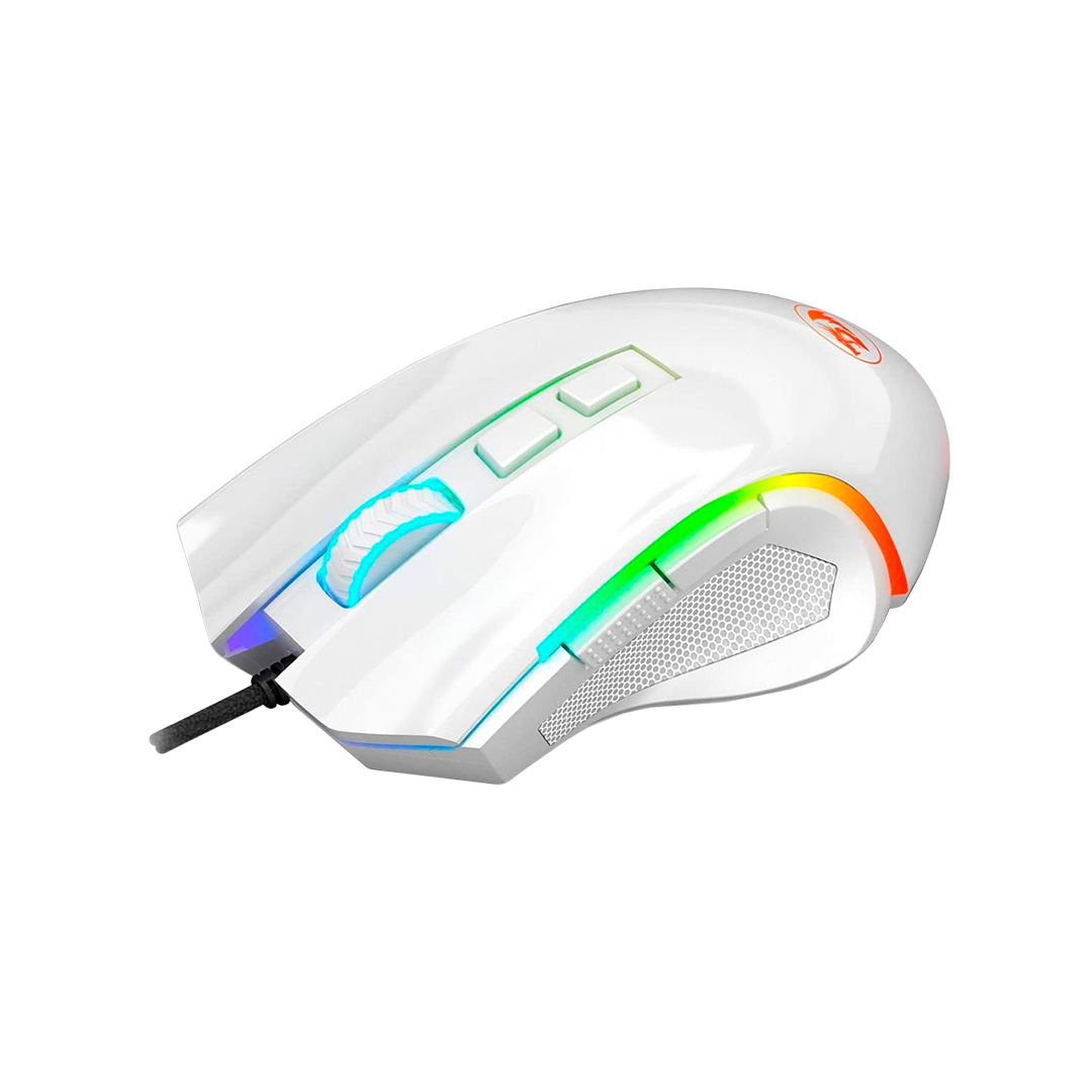 Mouse Redragon M607W Griffin Blanco Rgb 7.200 Dpi