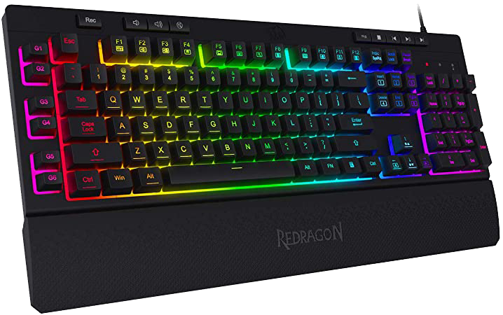 Teclado Redragon K512 Shiva Rgb Membrana Español Usb