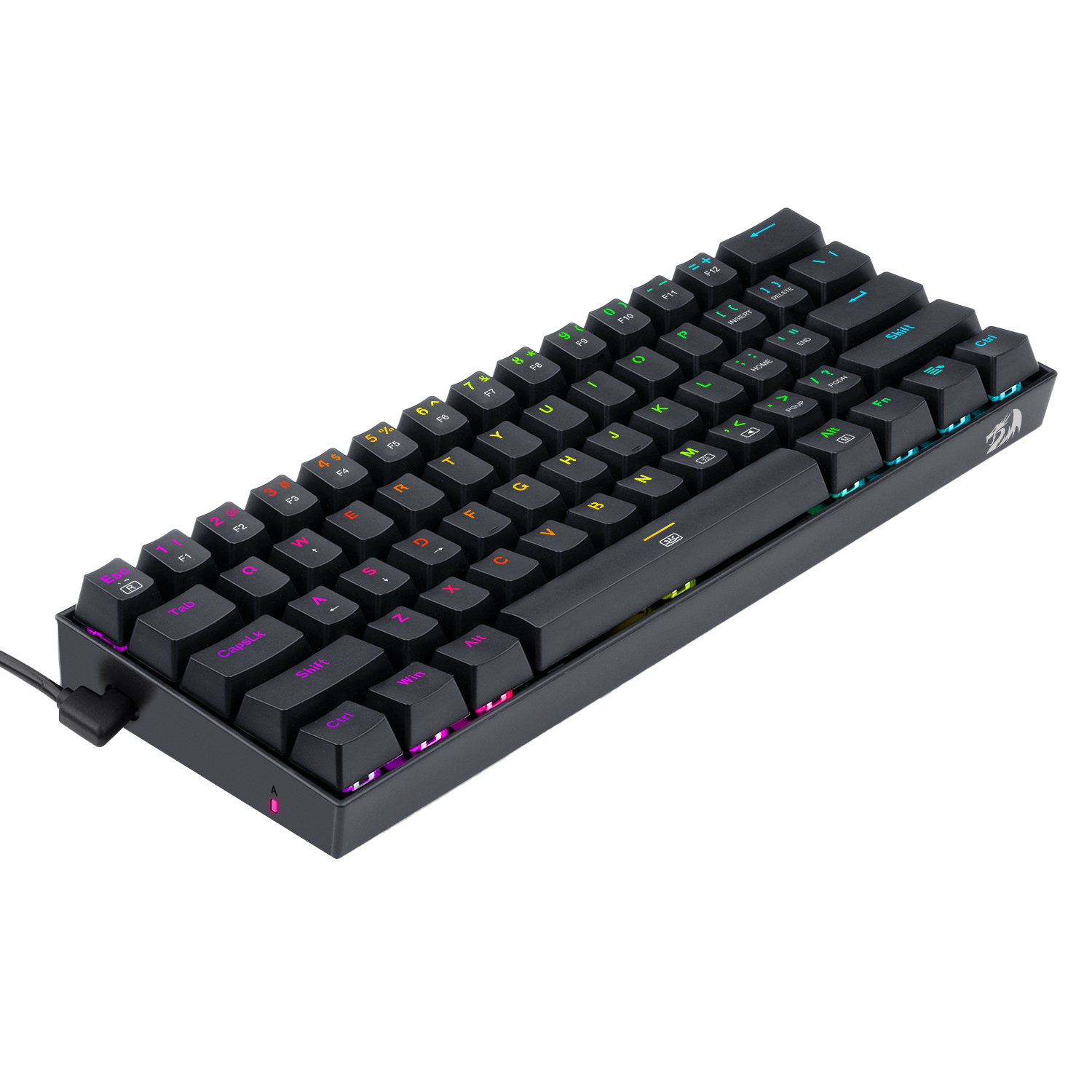 Teclado Redragon K630 Dragonborn Rgb Mecánico Switch Marrón