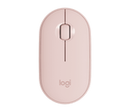 Mouse Logitech  M350 Pebble Inalámbrico Rosado 10.000 Dpi
