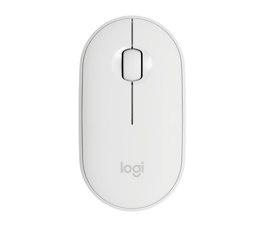 Mouse Logitech M350 Pebble Inalámbrico Blanco 10.000 Dpi