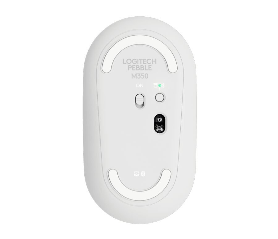 Mouse Logitech M350 Pebble Inalámbrico Blanco 10.000 Dpi