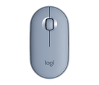 Mouse Logitech  M350 Pebble Inalámbrico Azul 10.000 Dpi