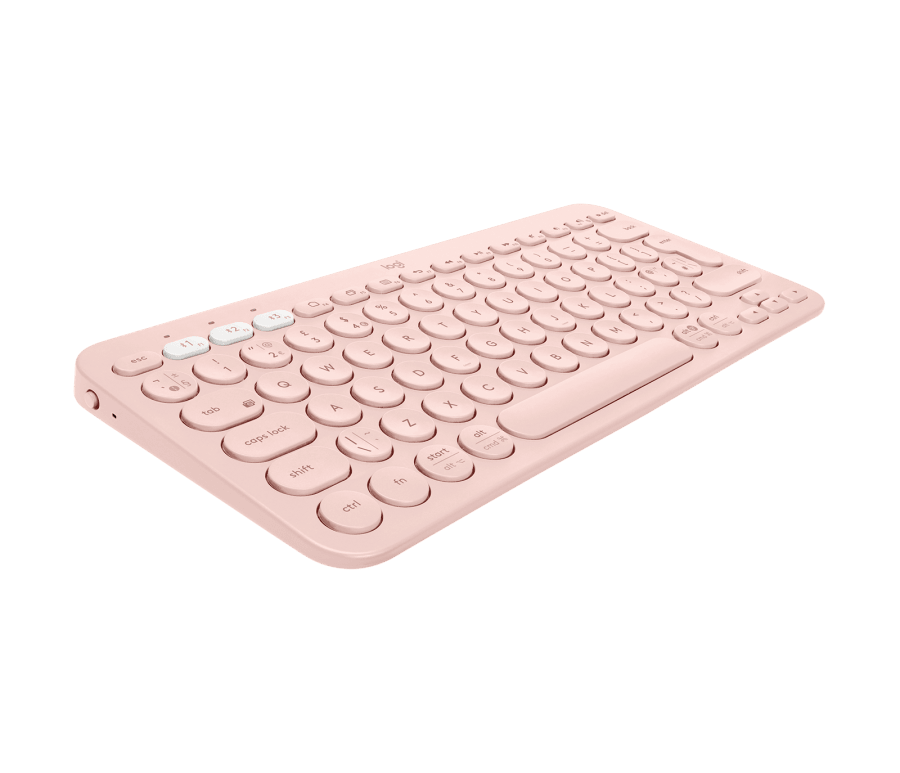 Teclado Logitech Inalámbrico Rosa Español