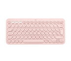 Teclado Logitech Inalámbrico Rosa Español