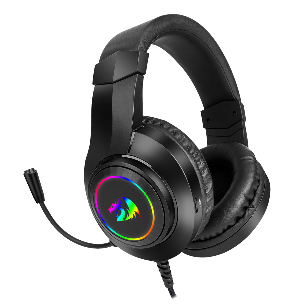 Audifono Redragon H260 Rgb Hylas Negro