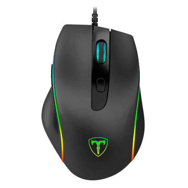 Mouse T-Dagger  Recruit 2 Rgb Cableado Usb 7.200 Dpi 3.200 Dpi