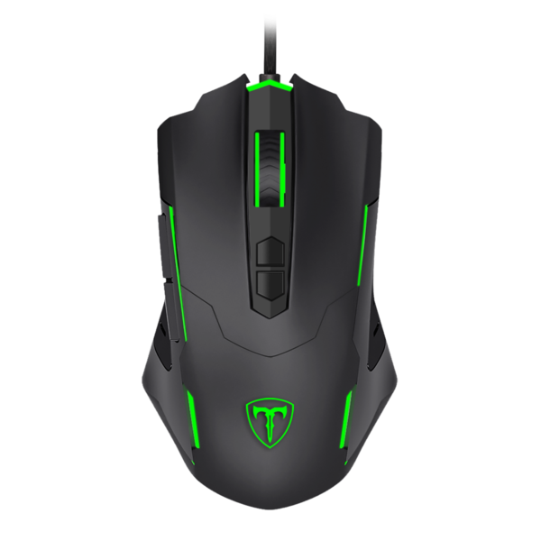 Mouse T-Dagger  Beifadier Negro Rgb Cableado Usb 7.200 Dpi