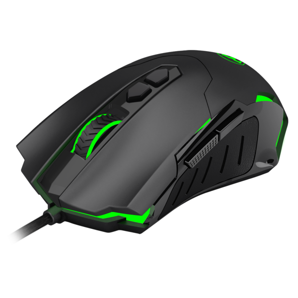 Mouse T-Dagger  Beifadier Negro Rgb Cableado Usb 7.200 Dpi