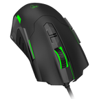 Mouse T-Dagger  Beifadier Negro Rgb Cableado Usb 7.200 Dpi