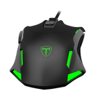 Mouse T-Dagger  Beifadier Negro Rgb Cableado Usb 7.200 Dpi