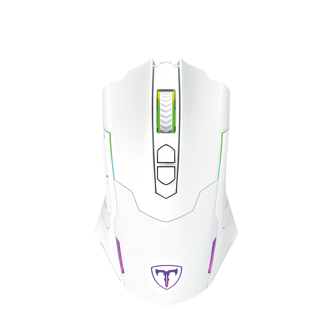 Mouse T-Dagger  Beifadier Blanco Rgb Cableado Usb 7.200 Dpi