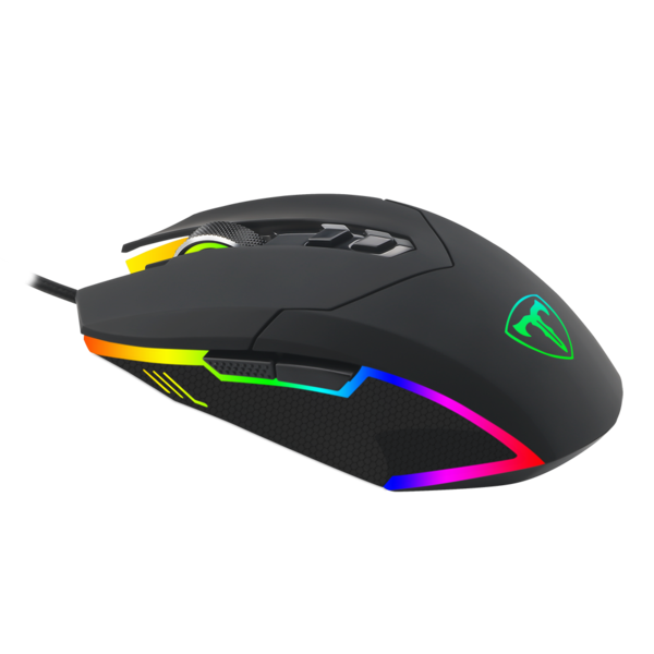 Mouse T-Dagger Lieutenant  Rgb  Cableado Usb 12.400 Dpi