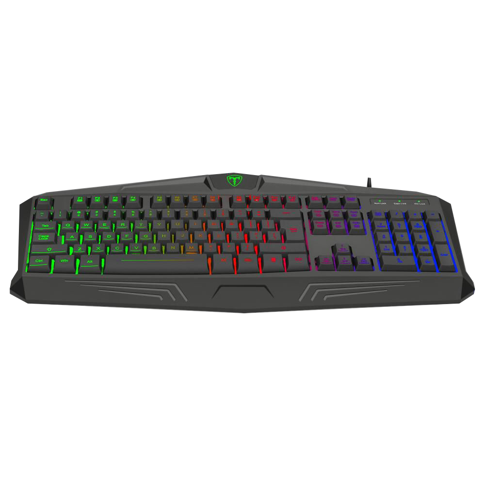 Teclado T-Dagger Tanker Led Arcoiris Usb Español