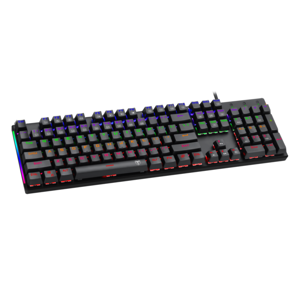 Teclado T-Dagger Naxos Mecánico Usb Español Switch Azul