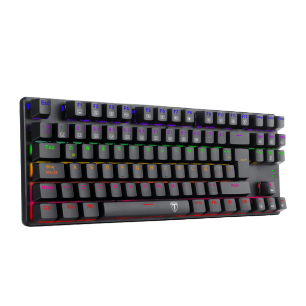 Teclado T-Dagger Bora Mecánico Usb Español Switch Azul