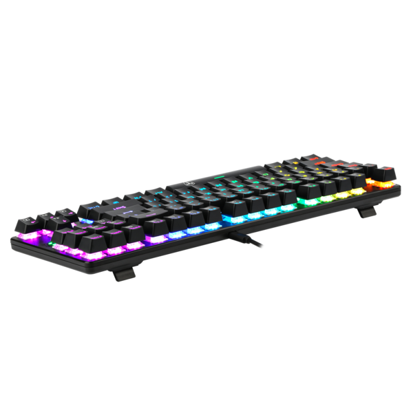 Teclado T-Dagger Bora Rgb Mecánico Usb Español Switch Rojo