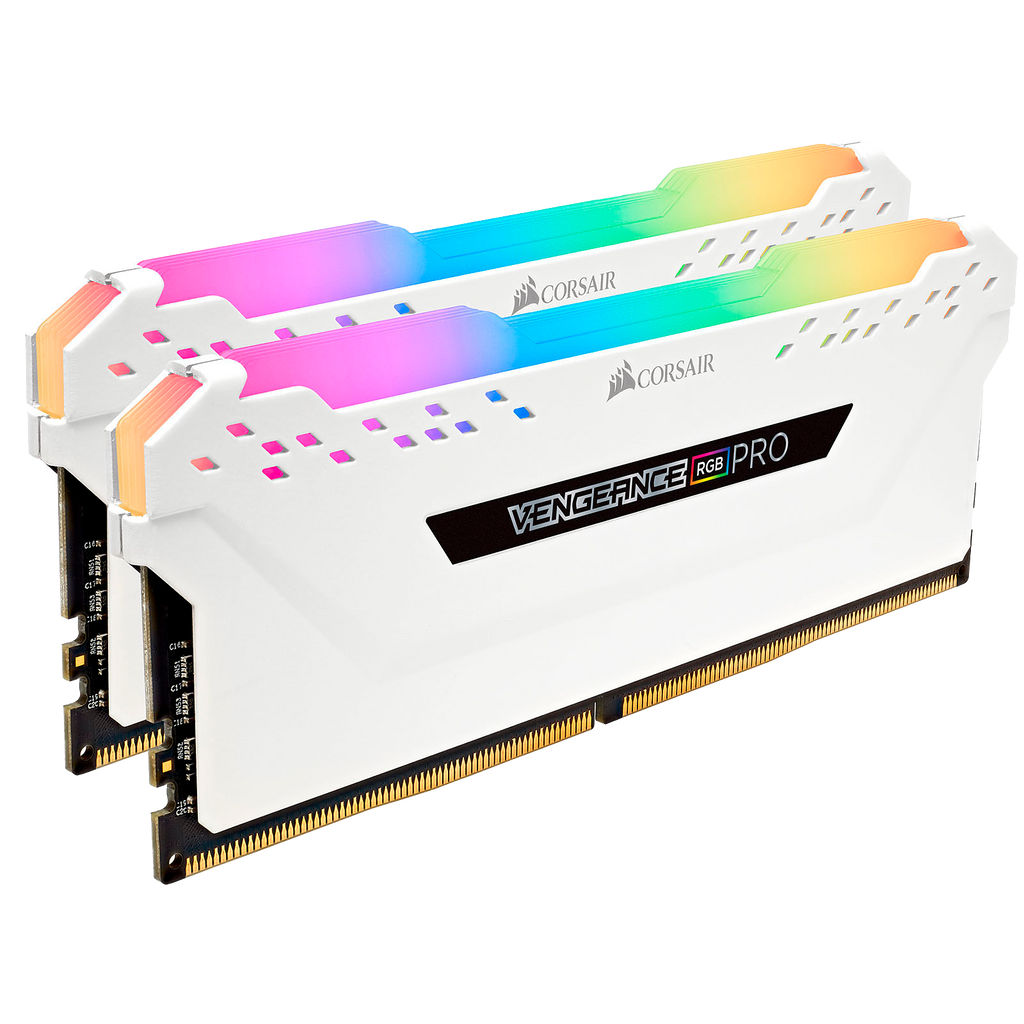 Memoria Ram Corsair Vengeance Rgb Pro Blanco 16Gb (2X8Gb) Ddr4 3600 Mhz