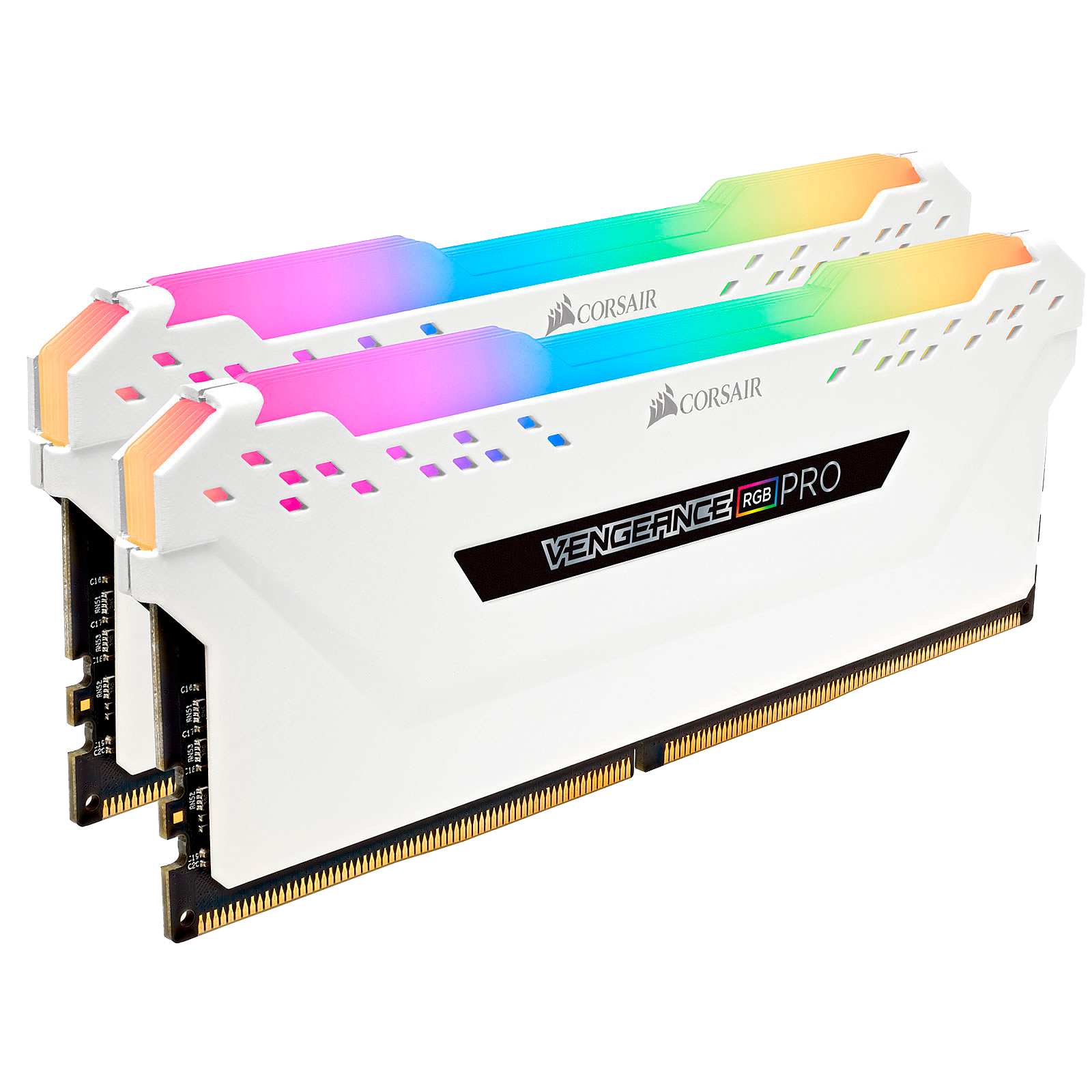 Memoria Ram Corsair Vengeance Rgb Pro Blanco 16Gb (2X8Gb) Ddr4 3600 Mhz