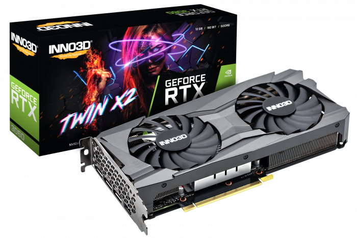 Tarjeta de Video Inno3D GeForce RTX 3060 Twin X2 12GB GDDR6 192-bit